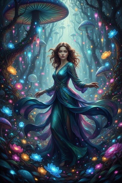 Vibrant Fantasy Portrait